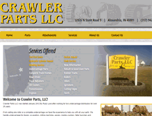 Tablet Screenshot of crawlerpartsllc.com